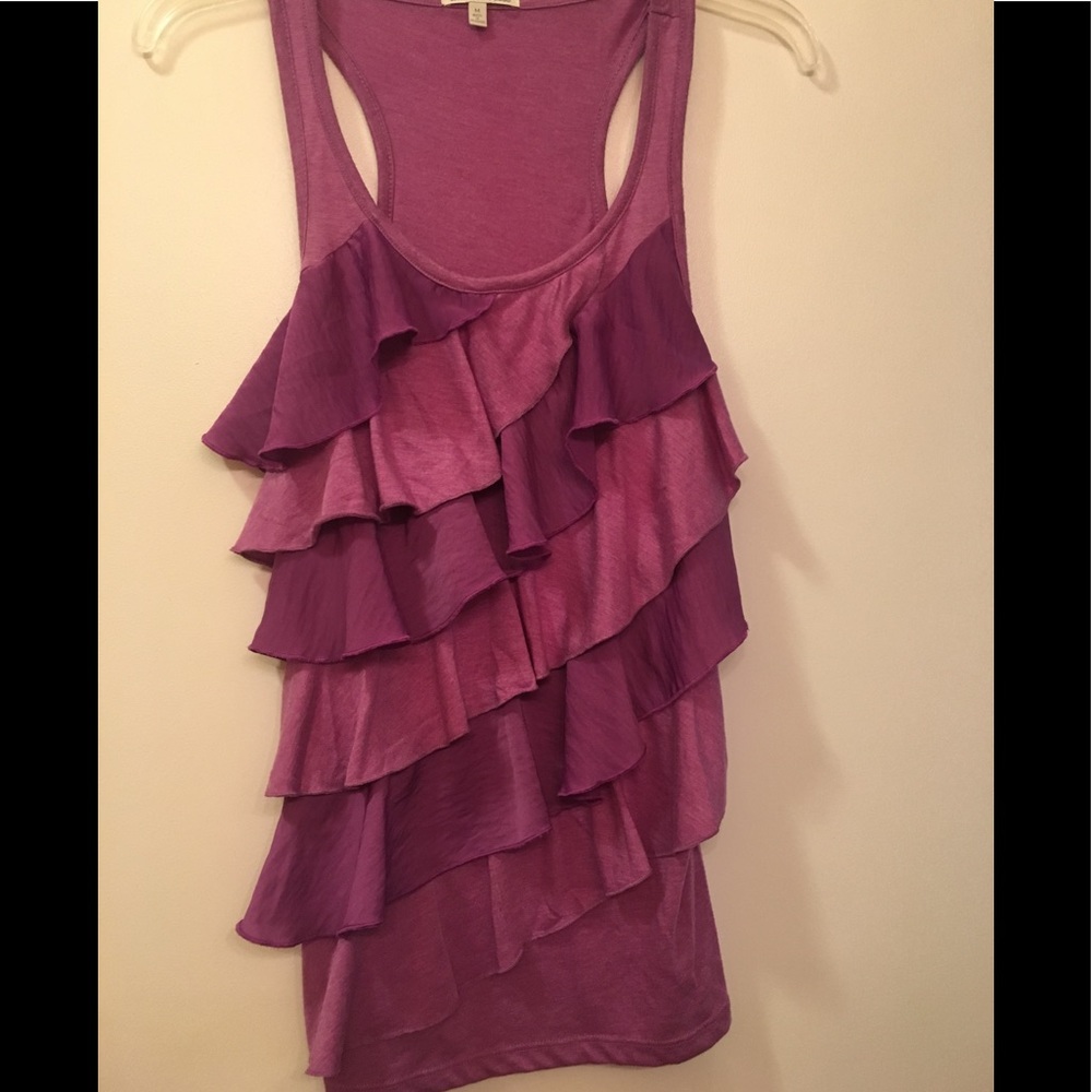 Ruffled tank top